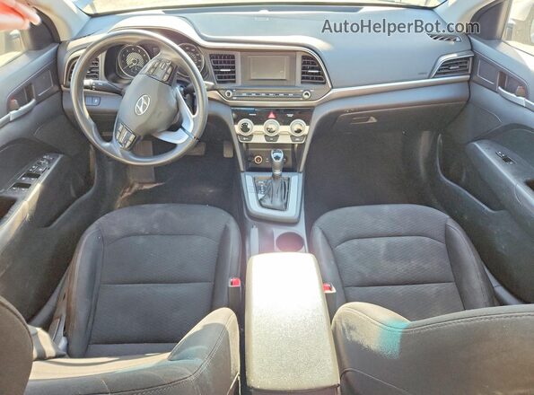5NPD74LF3KH433323 2019 HYUNDAI ELANTRA Silver Առջևի վահանակի տեսք