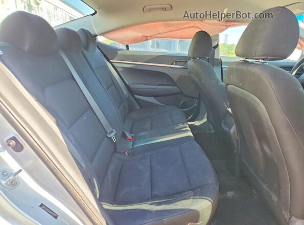 5NPD74LF3KH433323 2019 HYUNDAI ELANTRA Silver Հետևի նստատեղերի տեսք