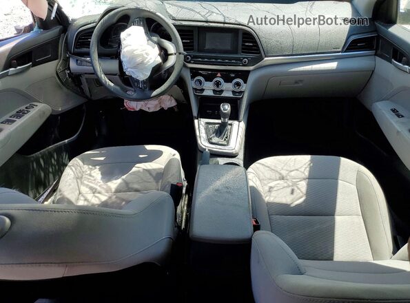 5NPD74LF3KH439428 2019 HYUNDAI ELANTRA Silver წინა პანელის ხედი