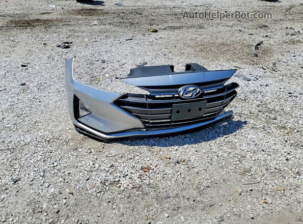 5NPD74LF3KH439428 2019 HYUNDAI ELANTRA Silver ძრავის განყოფილების ხედი