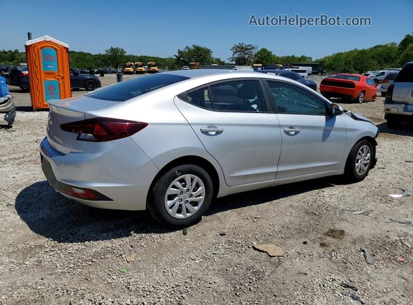 5NPD74LF3KH439428 2019 HYUNDAI ELANTRA Silver უკანა მარჯვენა