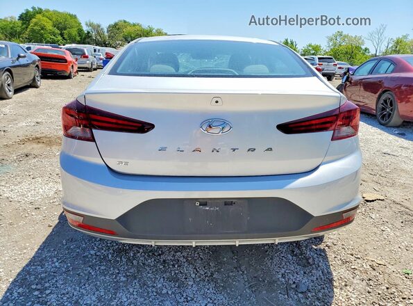 5NPD74LF3KH439428 2019 HYUNDAI ELANTRA Silver უკანა ხედი