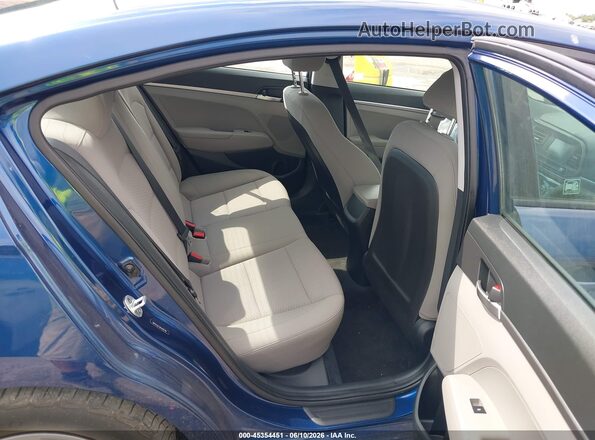 5NPD74LF3KH456746 2019 HYUNDAI ELANTRA Blue Vista de la etiqueta del VIN
