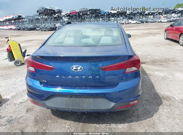 5NPD74LF3KH456746 2019 HYUNDAI ELANTRA Blue 