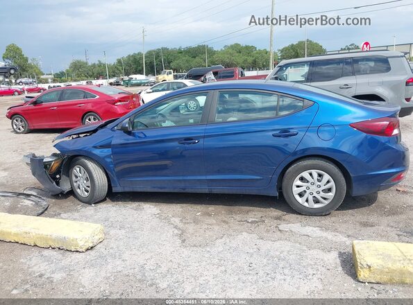 5NPD74LF3KH456746 2019 HYUNDAI ELANTRA Blue Vista interior de 360 grados