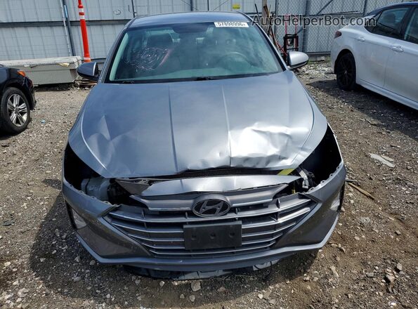 5NPD74LF3KH459467 2019 HYUNDAI ELANTRA Gray Vista frontal