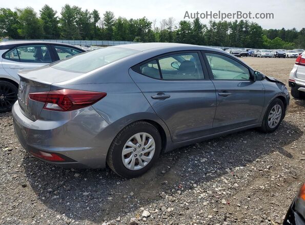 5NPD74LF3KH459467 2019 HYUNDAI ELANTRA Gray Trasero derecho