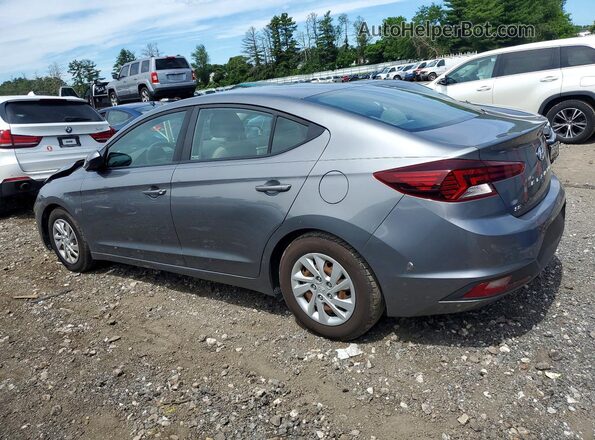 5NPD74LF3KH459467 2019 HYUNDAI ELANTRA Gray Trasero izquierdo