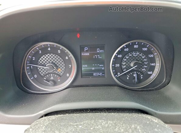 5NPD74LF3KH459467 2019 HYUNDAI ELANTRA Gray Vista del cuadro de instrumentos