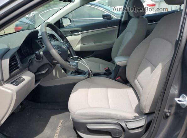 5NPD74LF3KH459467 2019 HYUNDAI ELANTRA Gray Vista interior delantera