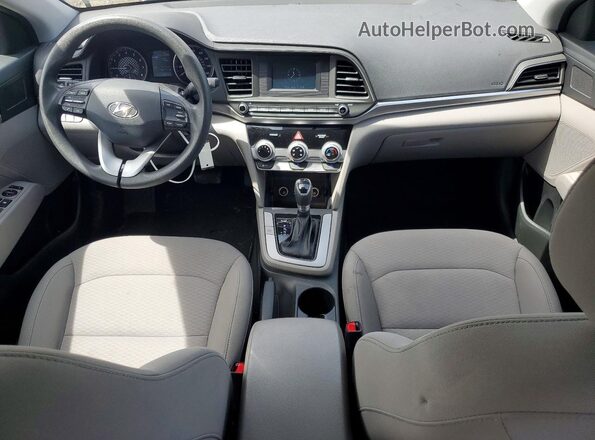 5NPD74LF3KH459467 2019 HYUNDAI ELANTRA Gray Vista del salpicadero