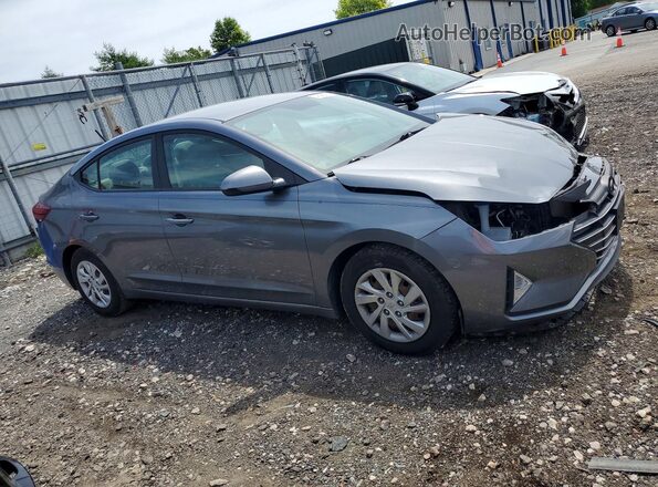 5NPD74LF3KH459467 2019 HYUNDAI ELANTRA Gray Delantero derecho