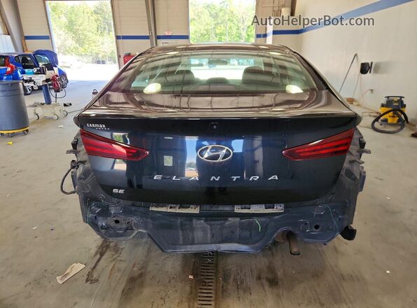 5NPD74LF3KH480349 2019 HYUNDAI ELANTRA Black Widok z tyłu