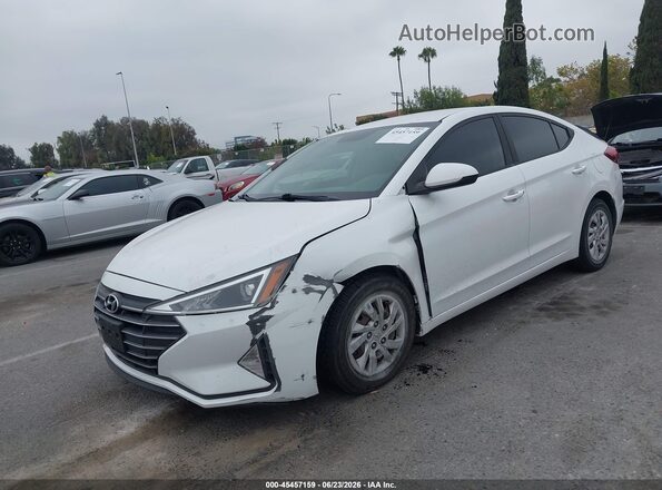 5NPD74LF3KH493733 2019 HYUNDAI ELANTRA White Передня ліва чверть