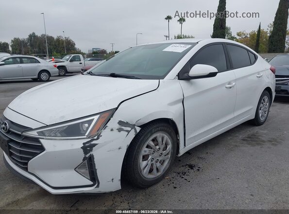 5NPD74LF3KH493733 2019 HYUNDAI ELANTRA White Вид спереду