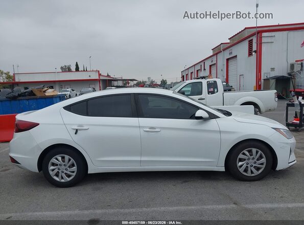 5NPD74LF3KH493733 2019 HYUNDAI ELANTRA White Вид задньої частини салону