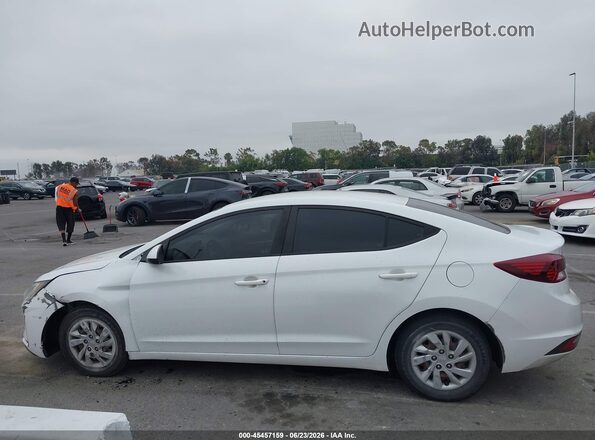 5NPD74LF3KH493733 2019 HYUNDAI ELANTRA White Панорамний вид салону 360°