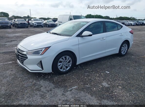 5NPD74LF3LH601429 2020 HYUNDAI ELANTRA White Vista tres cuartos delantera izquierda