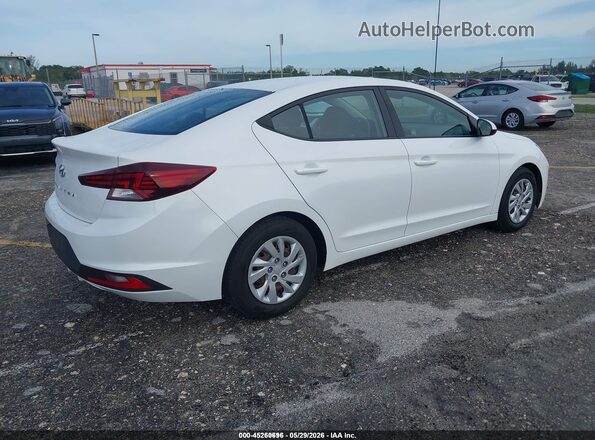 5NPD74LF3LH601429 2020 HYUNDAI ELANTRA White Trasero derecho
