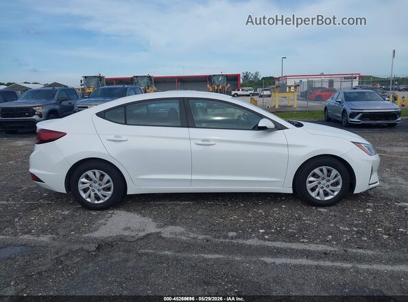 5NPD74LF3LH601429 2020 HYUNDAI ELANTRA White Vista interior trasera