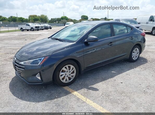 5NPD74LF3LH601608 2020 HYUNDAI ELANTRA Gray წინა მარცხენა ხედი სამი მეოთხედიდან