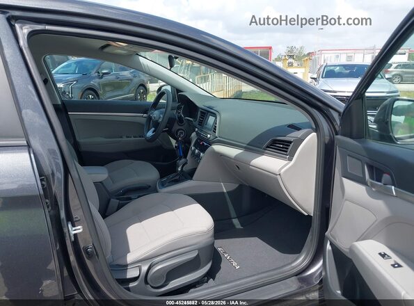 5NPD74LF3LH601608 2020 HYUNDAI ELANTRA Gray წინა სალონის ხედი