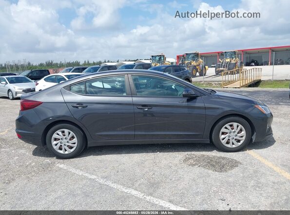 5NPD74LF3LH601608 2020 HYUNDAI ELANTRA Gray უკანა სალონის ხედი
