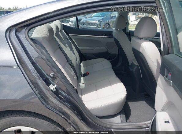 5NPD74LF3LH601608 2020 HYUNDAI ELANTRA Gray VIN კოდის სტიკერის ხედი