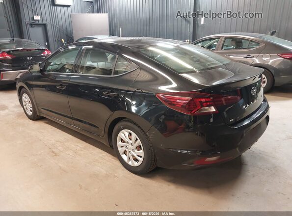 5NPD74LF3LH606968 2020 HYUNDAI ELANTRA Black უკანა მარცხენა