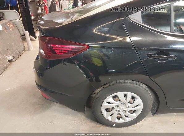 5NPD74LF3LH606968 2020 HYUNDAI ELANTRA Black ხელსაწყოთა პანელის ხედი