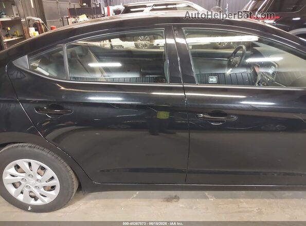 5NPD74LF3LH606968 2020 HYUNDAI ELANTRA Black უკანა სალონის ხედი