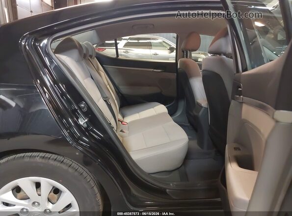 5NPD74LF3LH606968 2020 HYUNDAI ELANTRA Black VIN კოდის სტიკერის ხედი