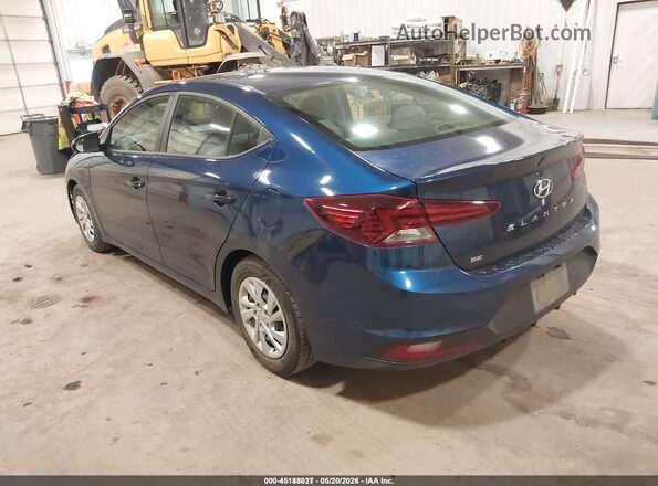 5NPD74LF3LH610857 2020 HYUNDAI ELANTRA Blue 