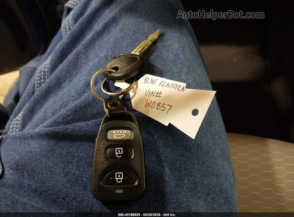 5NPD74LF3LH610857 2020 HYUNDAI ELANTRA Blue 