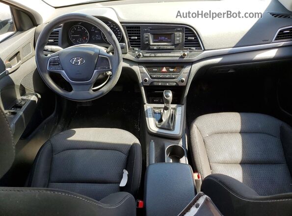 5NPD74LF4HH044537 2017 HYUNDAI ELANTRA Gray 