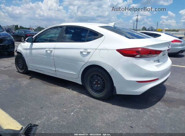5NPD74LF4HH057806 2017 HYUNDAI ELANTRA Белый Задняя левая четверть