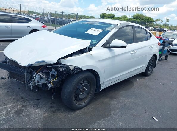 5NPD74LF4HH057806 2017 HYUNDAI ELANTRA Белый Передняя левая четверть