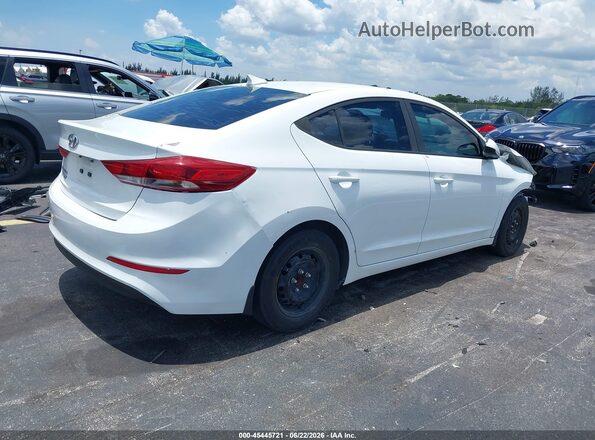 5NPD74LF4HH057806 2017 HYUNDAI ELANTRA Белый Задняя правая четверть