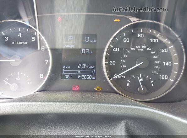 5NPD74LF4HH163835 2017 HYUNDAI ELANTRA Blue Вид задніх сидінь