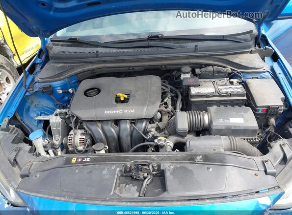 5NPD74LF4HH163835 2017 HYUNDAI ELANTRA Blue Вид ззаду