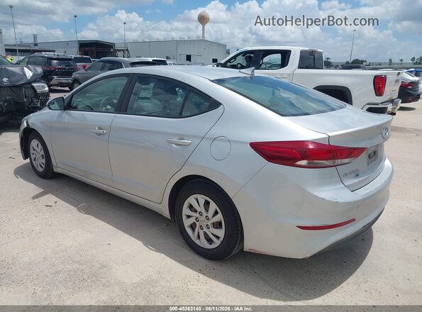 5NPD74LF4HH182918 2017 HYUNDAI ELANTRA Silver Tył lewy