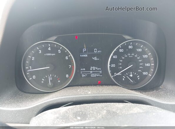 5NPD74LF4HH182918 2017 HYUNDAI ELANTRA Silver Widok tylnych siedzeń