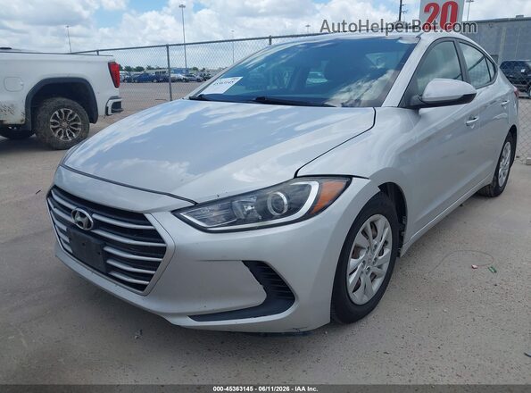 5NPD74LF4HH182918 2017 HYUNDAI ELANTRA Silver Widok z przodu
