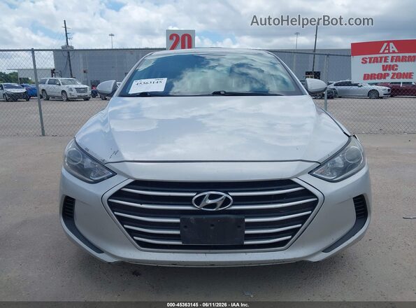 5NPD74LF4HH182918 2017 HYUNDAI ELANTRA Silver Widok zestawu wskaźników
