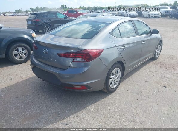 5NPD74LF4KH455329 2019 HYUNDAI ELANTRA Gray Rear right