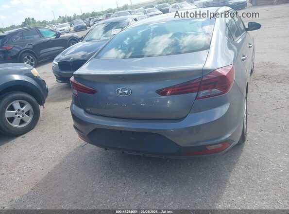 5NPD74LF4KH455329 2019 HYUNDAI ELANTRA Gray 
