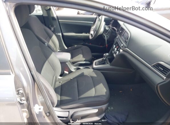 5NPD74LF4KH455329 2019 HYUNDAI ELANTRA Gray Front interior view