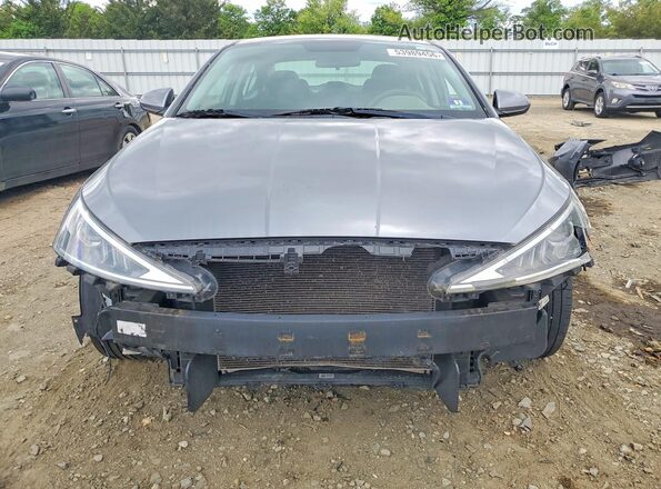 5NPD74LF4KH467822 2019 HYUNDAI ELANTRA Silver Դիմացի տեսք