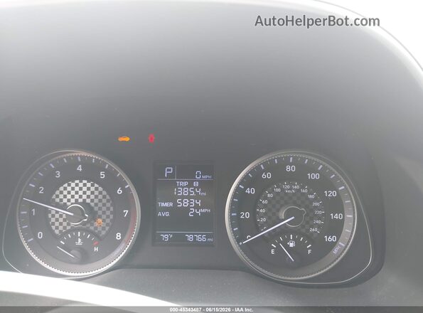 5NPD74LF4KH490887 2019 HYUNDAI ELANTRA Red უკანა სავარძლების ხედი