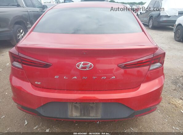 5NPD74LF4KH490887 2019 HYUNDAI ELANTRA Red 